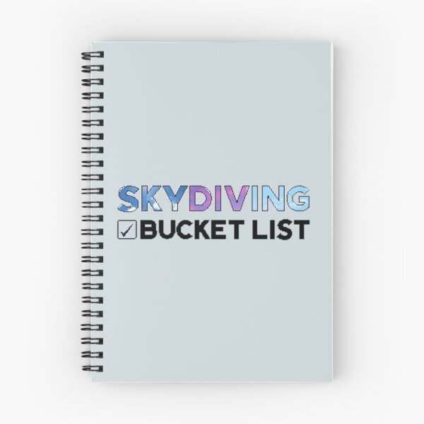 Item preview, Skydiving Bucket List                        designed and sold by arkzeStreet.