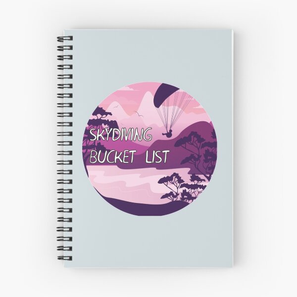 Item preview, Skydiving Bucket List                        designed and sold by arkzeStreet.