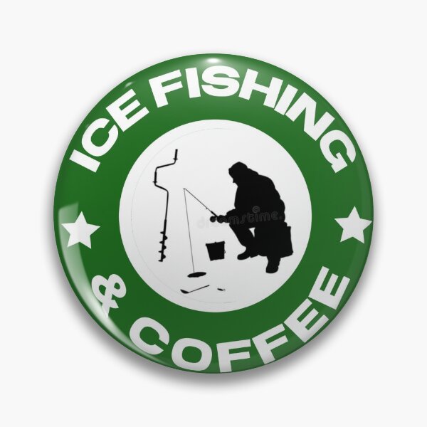 Item preview, Funny ice fishing and coffee design  designed and sold by Tim Dunaway.