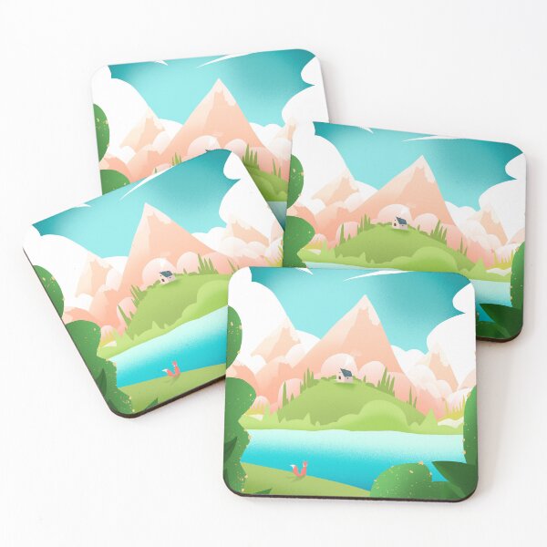 Item preview, Beautiful Landscape Flat Illustration designed and sold by Visuals of  Karthik.