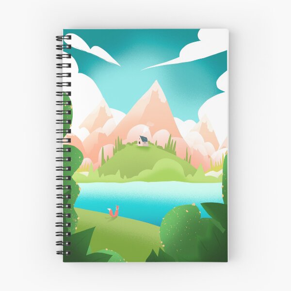 Item preview, Beautiful Landscape Flat Illustration designed and sold by Visuals of  Karthik.