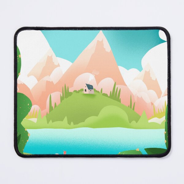 Item preview, Beautiful Landscape Flat Illustration designed and sold by Visuals of  Karthik.