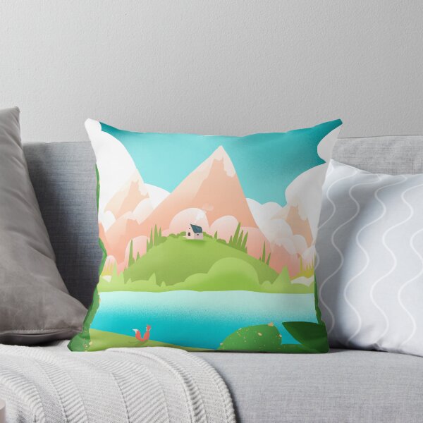 Item preview, Beautiful Landscape Flat Illustration designed and sold by Visuals of  Karthik.