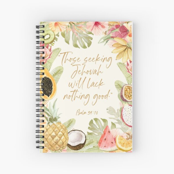 Yeartext 2022 (Tropical Fruits) Spiral Notebook