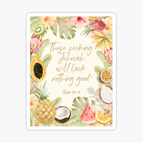 Item preview, Yeartext 2022 (Tropical Fruits) designed and sold by Paper Bee Gift Shop.