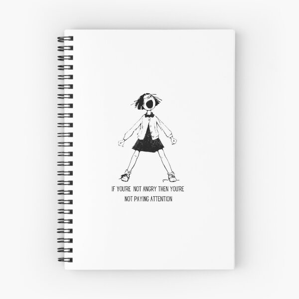 Item preview,  Ramona Quimby / If you're not angry you're not paying attention / protest sticker tee / Beverly Cleary designed and sold by LaundrySalt.