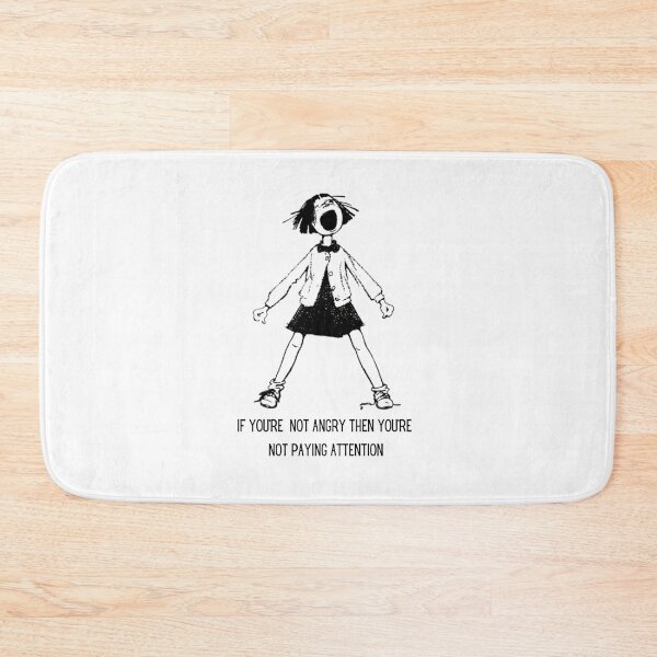 Item preview,  Ramona Quimby / If you're not angry you're not paying attention / protest sticker tee / Beverly Cleary designed and sold by LaundrySalt.