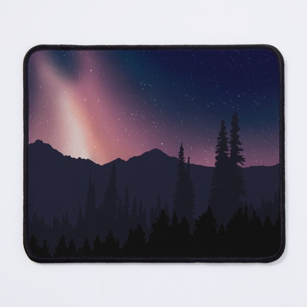 Starry Night Sky Mouse Pad