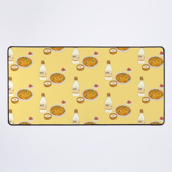 Item preview, Kawaii Korea street food series Pajeon and Makgeolli sticker designed and sold by Marie-c-doodles.