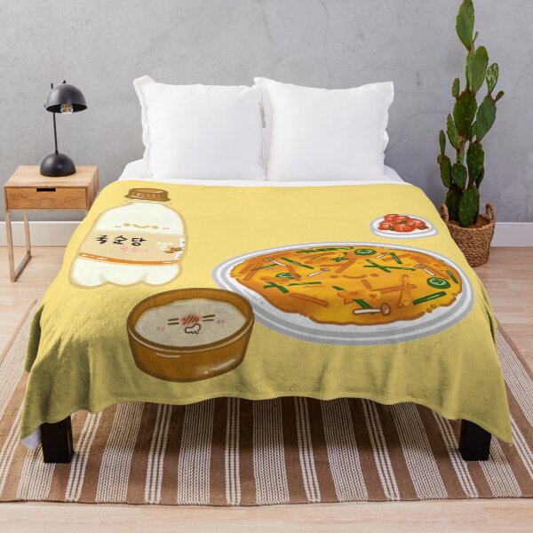 Item preview, Kawaii Korea street food series Pajeon and Makgeolli sticker designed and sold by Marie-c-doodles.