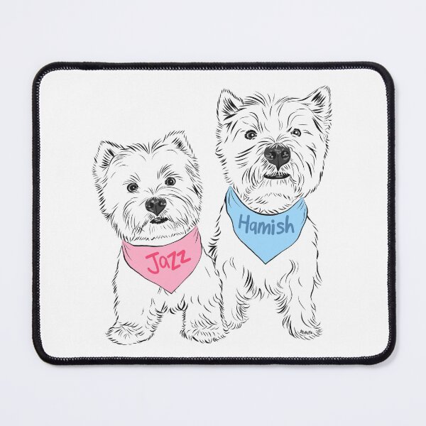 Item preview, Hamish & Jazz (custom order) designed and sold by Michelle Phong.