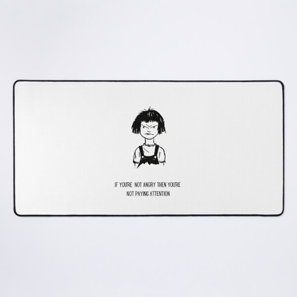 Item preview, Ramona Quimby / If you're not angry you're not paying attention / protest tee / Beverly Cleary designed and sold by LaundrySalt.