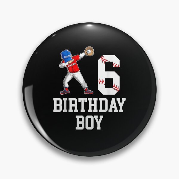 Item preview, 6 Year Old Baseball Kids 6th Birthday Baseball Dabbing designed and sold by Sayfullahsel.