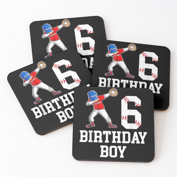Item preview, 6 Year Old Baseball Kids 6th Birthday Baseball Dabbing designed and sold by Sayfullahsel.