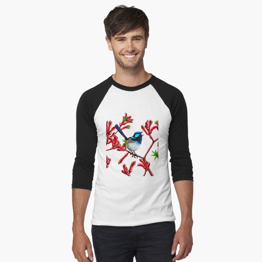 Item preview, Baseball ¾ Sleeve T-Shirt designed and sold by lauralretz.
