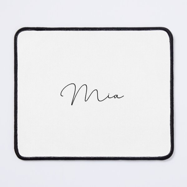 Item preview, Minimalistic name - Mia designed and sold by Shop-With-B.