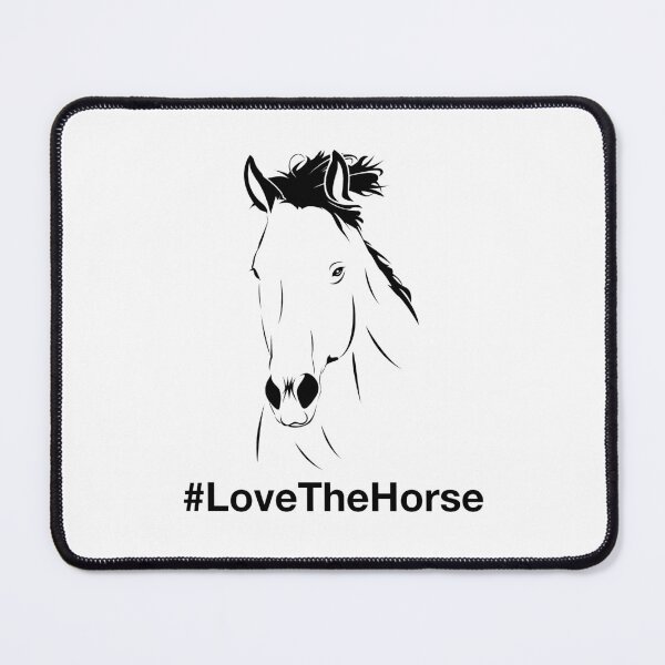 Item preview, Love The Horse For White Merchandise designed and sold by FastTrackPhotog.