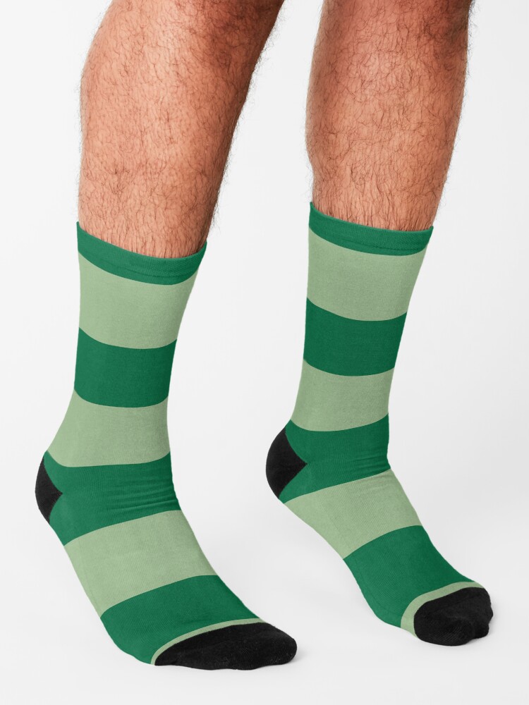 "Two Tone Green Pattern (Blues Clues Halloween Costume)" Socks for Sale