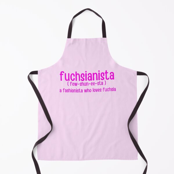 Item preview, CUTE FUNNY CARTOON FUCHSIA RED PINK FUCHSIANISTA (STICKERS/MAGNET/SHOWER CURTAIN, Lowercase Text) designed and sold by EllieMonroe.