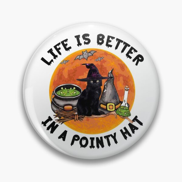 Item preview, Life Is Better In A Pointy Hat, Funny Halloween designed and sold by Claytonstore.