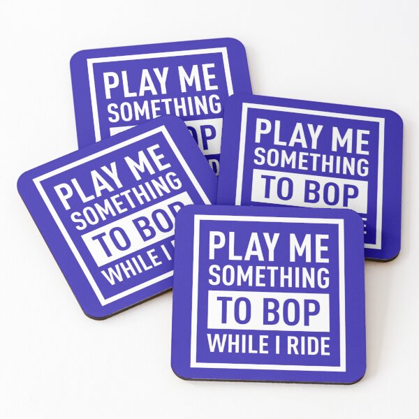 Item preview, Play Me Something To BOP While I Ride (White)   designed and sold by toxicpositivi.