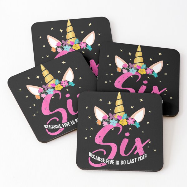 Item preview, 6 Years Old Birthday Girl Unicorn 6th Birthday designed and sold by MuratshiMana.