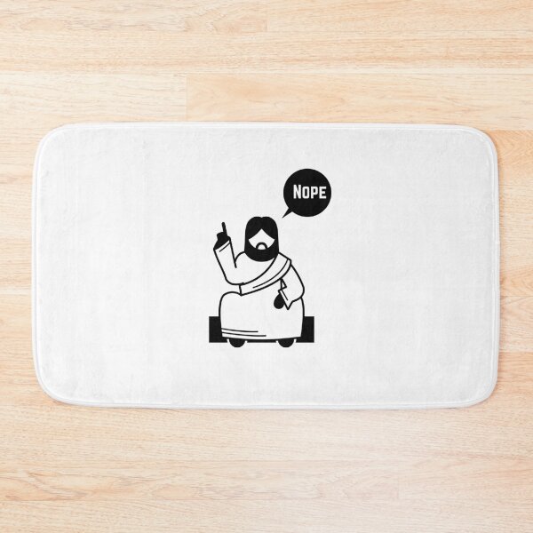 Item preview, Jesus saying "Nope" designed and sold by CheekyGrace.
