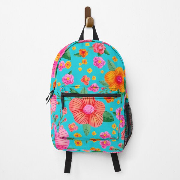 FlowerPOP in Turqouise Backpack
