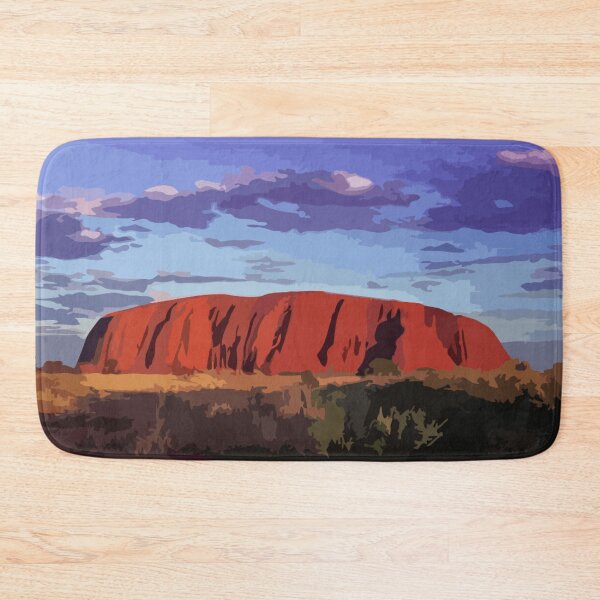 Item preview, Uluru Sunset Digital Painting designed and sold by Positive Lad.