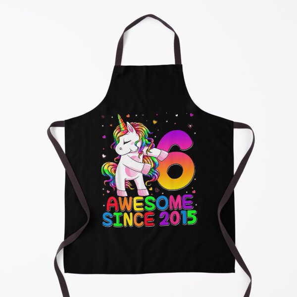 Item preview, 6 Years Old Unicorn Flossing 6th Birthday Girl Unicorn Party designed and sold by MuratshiMana.