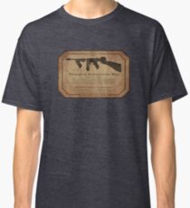 Thompson Submachine Gun. Classic T-Shirt
