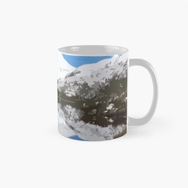 Item preview, Cradle Mountain in Winter Digital Painting designed and sold by Positive Lad.