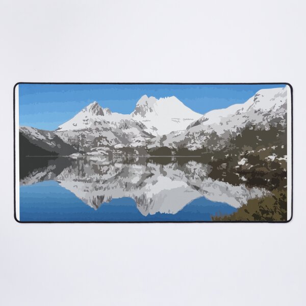 Item preview, Cradle Mountain in Winter Digital Painting designed and sold by Positive Lad.