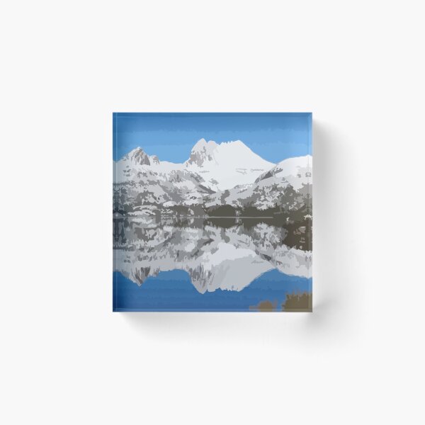 Item preview, Cradle Mountain in Winter Digital Painting designed and sold by Positive Lad.