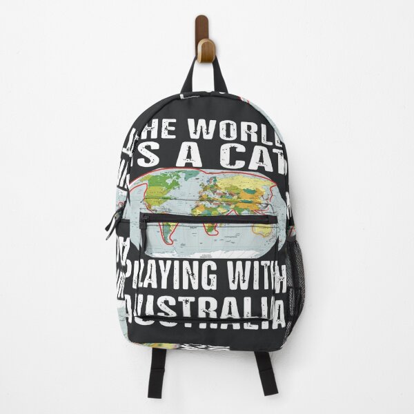 Item preview, The World Is A Cat Playing With Australia designed and sold by TheoNelsano.