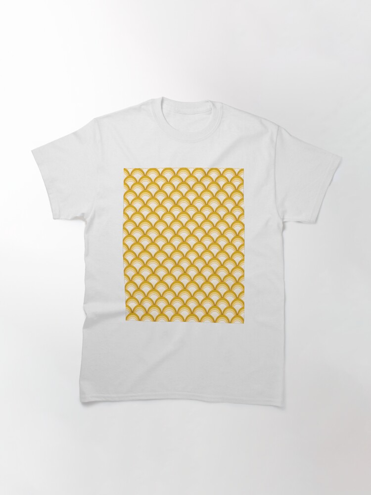 Thumbnail 3 of 7, Classic T-Shirt, Japanese Waves Ornament 3 designed and sold by vkdezine.