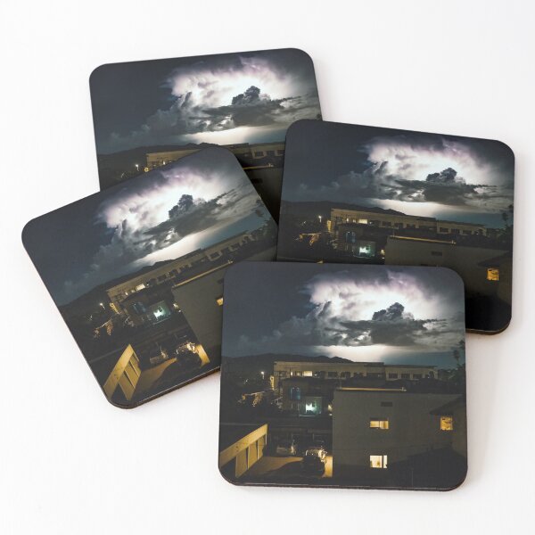 Item preview, Lightning Over Griffith Park designed and sold by Quinn Wright.