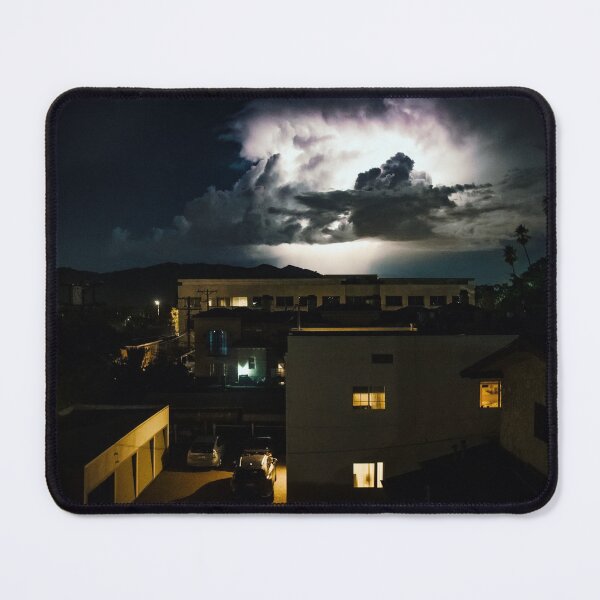 Item preview, Lightning Over Griffith Park designed and sold by Quinn Wright.