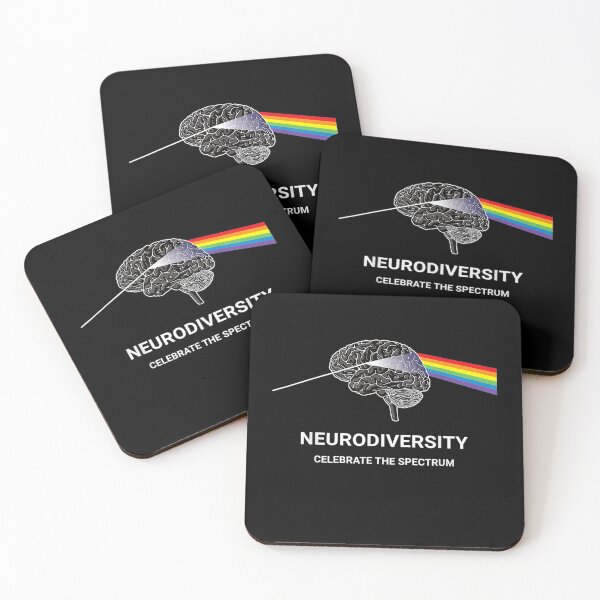 Artikelvorschau, Neurodiversität Autismus Spektrum ASD ADHS Rainbow Brain entworfen und verkauft von SemajshiMaah.