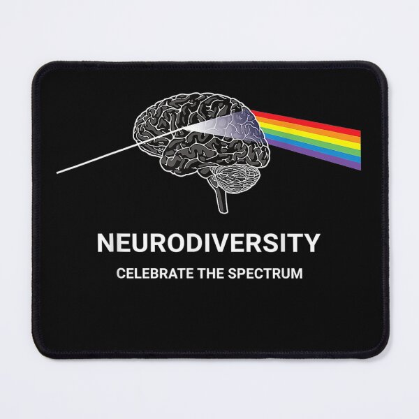 Item preview, Neurodiversidad Autismo Espectro TEA TDAH Cerebro arcoiris designed and sold by SemajshiMaah.