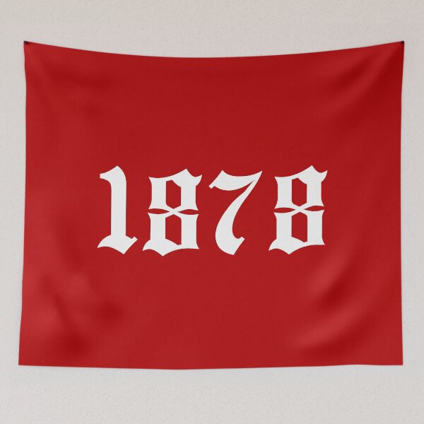 Item preview, Manchester United Retro 1878 designed and sold by FootyPrints.