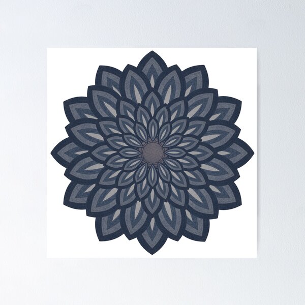 Item preview, Denim flower 2 designed and sold by denimaheart.
