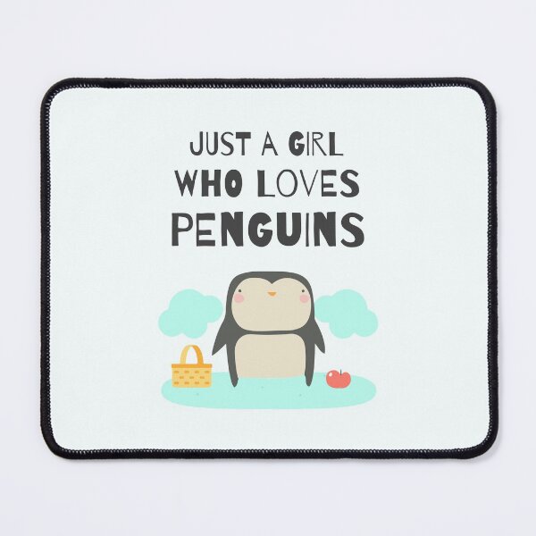 Item preview, Just a girl who loves Penguins designed and sold by notasimp.