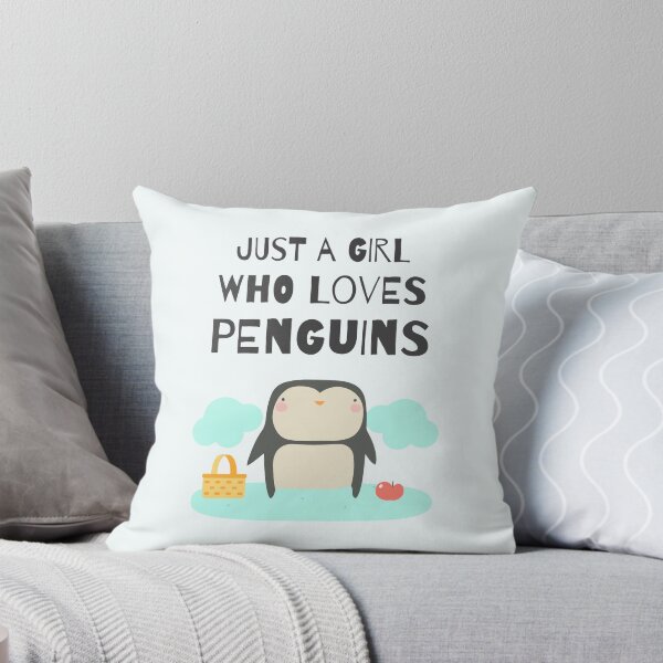 Item preview, Just a girl who loves Penguins designed and sold by notasimp.