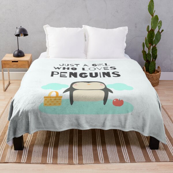 Item preview, Just a girl who loves Penguins designed and sold by notasimp.