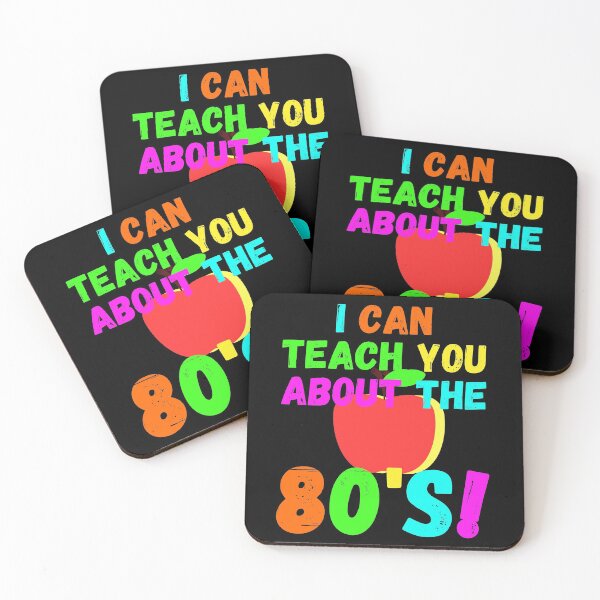 Item preview, I Can Teach You About The 80's Neon -  Love the Eighties Teacher - Original by Boo-da-chay designed and sold by Boo-da-chay.