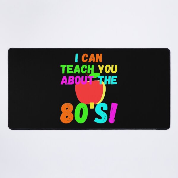 Item preview, I Can Teach You About The 80's Neon -  Love the Eighties Teacher - Original by Boo-da-chay designed and sold by Boo-da-chay.