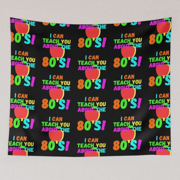 Item preview, I Can Teach You About The 80's Neon -  Love the Eighties Teacher - Original by Boo-da-chay designed and sold by Boo-da-chay.