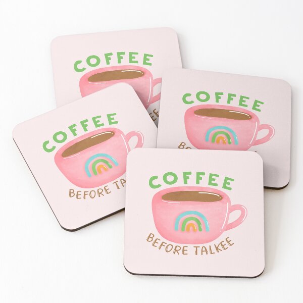 Item preview, Coffee Before Talkee designed and sold by kansaikate.