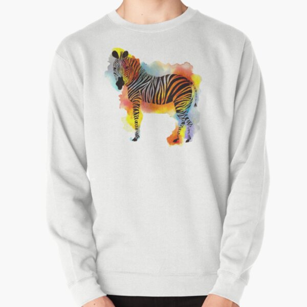 Item preview, Think Zebras - Rainbow Watercolor Zebra designed and sold by Christina  Doherty.